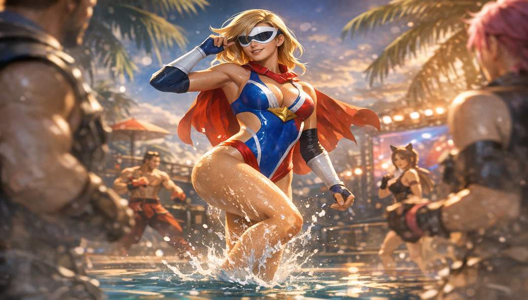 Captain America's New Swimsuit in Marvel Rivals Is Bouncing Its Way Across the Internet
