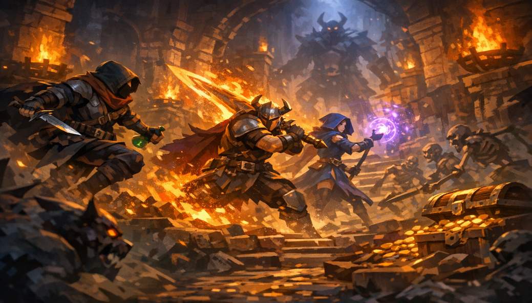 Dark Scrolls Will Make Your Thumb Hurt (In a Good Way) — Coming to Switch & PC