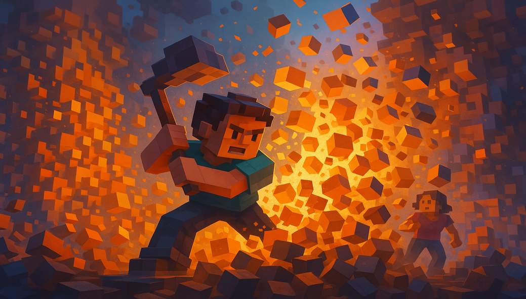 Donkey Kong Bananza Hid 347 Million Tiny Blocks in One Level — and You Can Smash Them
