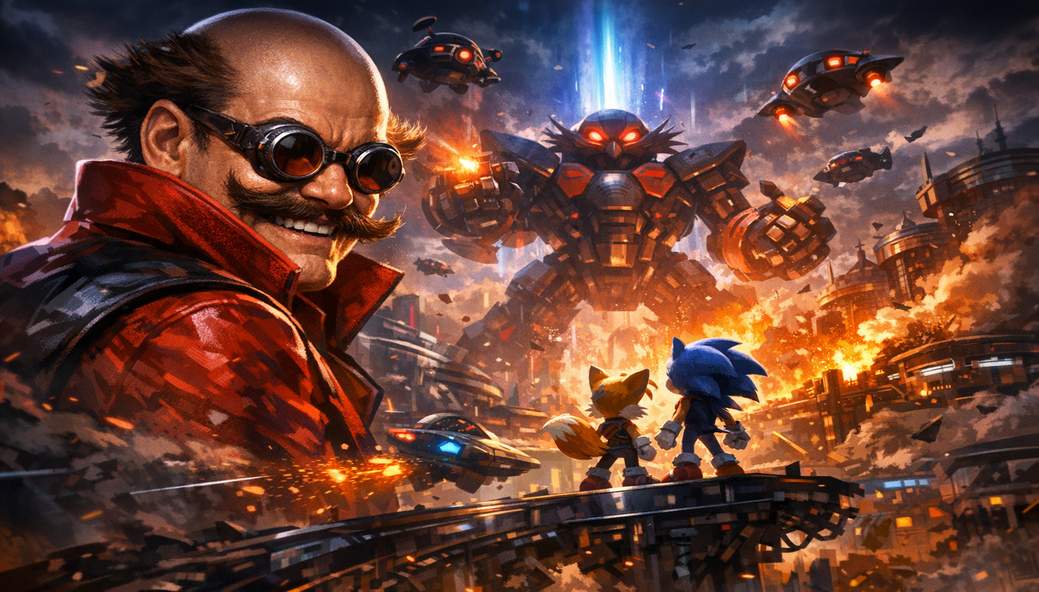 Jim Carrey Is Back as Robotnik in Sonic 4 — Chaos Level: Maximum