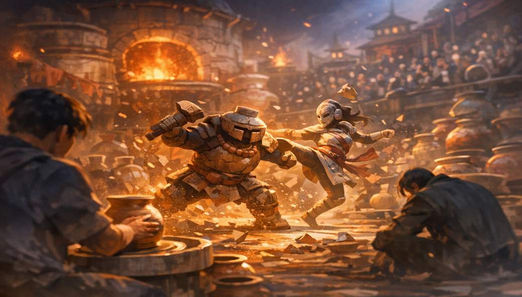 Kiln K.O.? Double Fine’s Pottery Brawler Peaks Under 200 Players at Launch