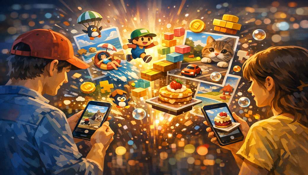 Pictonico! Turns Your Phone Pics into Silly Mini-Games — Nintendo’s New Mobile Oddity (May 28)