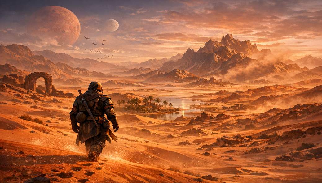Player Walks Entire Crimson Desert on Foot — Almost 3 Hours and 17K Steps