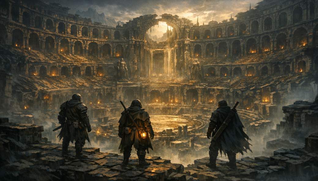 Scrapped Dark Souls 2 Colosseum Found — Bigger Than Elden Ring's Arena?