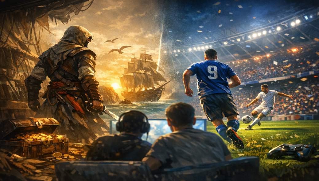 Sports Games Rule Spain’s Mid‑July Charts — AC Black Flag and EA Sports FC Go Head‑to‑Head