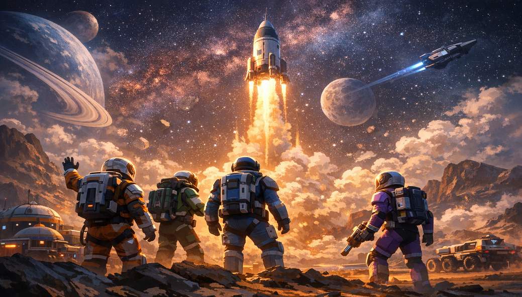 Starseeker Blastoff — Astroneer Expeditions Hits Early Access on June 11