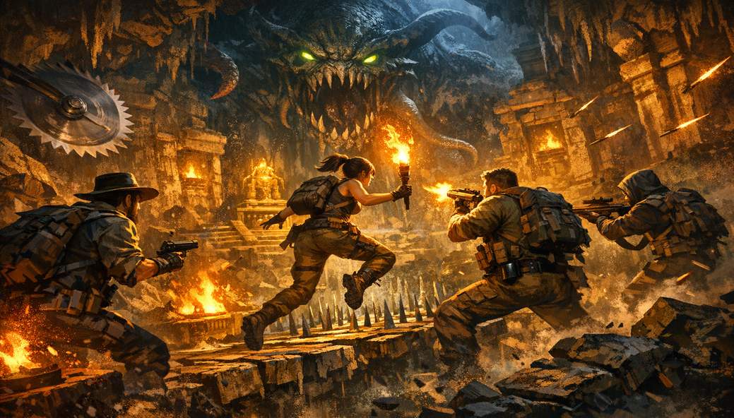 Too Deep To Quit Turns Temple Raids into Four-Player Chaos (Steam 2026)