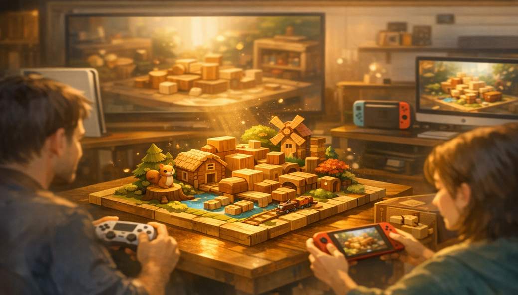 Woodo Arrives September 16 — Snap-Together Wooden Puzzles Hit Consoles and PC